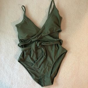 Aerie wrap one piece swimsuit, NWT
